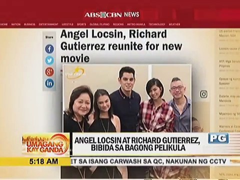 Angel Locsin at Richard Gutierrez, bibida sa bagong pelikula