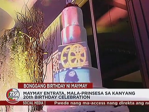 Maymay Entrata, mala-prinsesa sa kanyang 20th birthday celebration