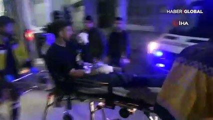 Havai fişek patlatmak isterken felaketi yaşadı!