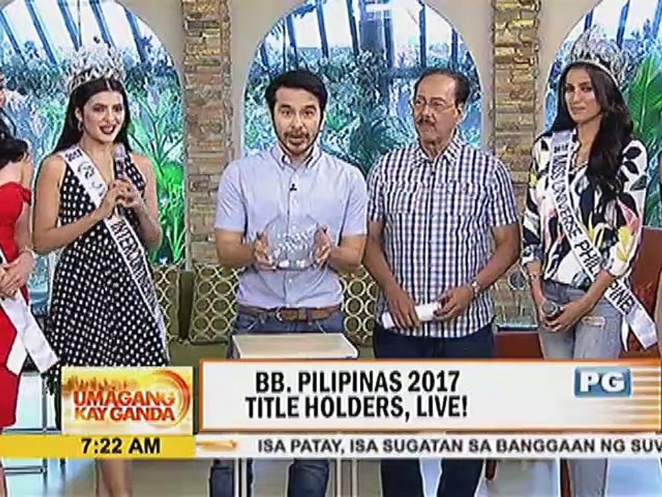 Binibining Pilpinas 2017 Queens, sumabak sa UKG Q &A