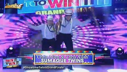 TWIN IT TO WIN IT Grand Finals: Saxophone performance by Sumague twins