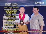 ABS-CBN, humakot ng parangal sa 2nd Golden Laurel Awards ng Lyceum of the Philippines University Bat