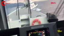 Sahil Güvenlik Gemisi, Yunan gemisini böyle uzaklaştırdı