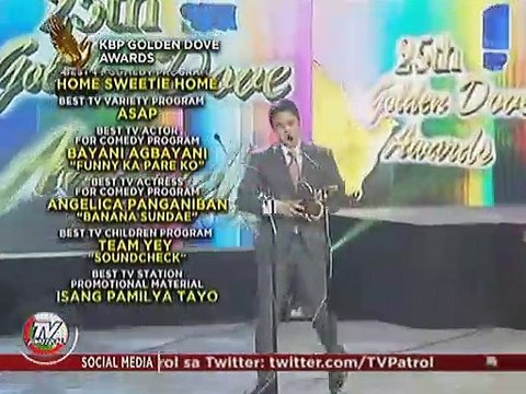 Kapamilya, panalo sa KBP Golden Dove Awards