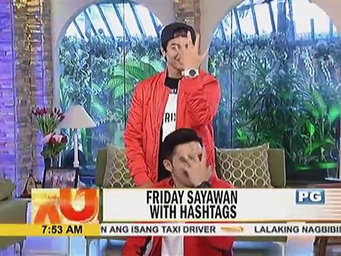 Friday sayawan with Hashtags