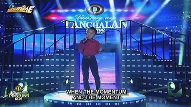TNT KIDS: Mindanao contender Kurt Arvie Laput sings This Is The Moment