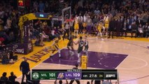 LeBron spins and slams to lead Lakers past Bucks