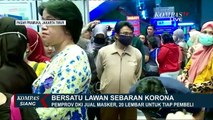 Penjualan Masker di JakMart Dibatasi, Per Orang 20 Buah Masker