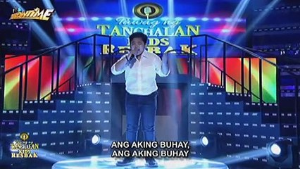 TNT Grand Champion Noven Belleza sings Rivermaya’s Ulan in It’s Showtime