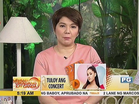 Concert ni Ariana Grande sa Pilipinas, tuloy pa rin