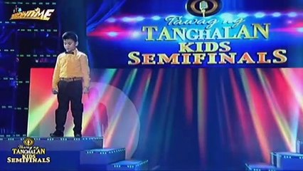 TNT KIDS SEMI FINALS: Sidro Quilicol sings Ogie Alcasid's Nandito Ako