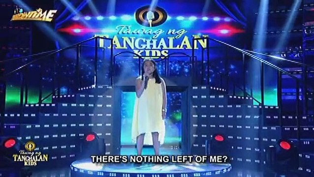 TNT KIDS: Visayas contender Cheska Rojas sings Demi Lovato's Skyscraper