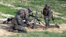 U.S. Marines - Live Fire 60mm Mortar Systems