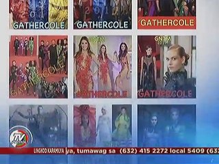 Disenyo ni Gathercole, tinatahi ng ilang out of school youth dito sa Pilipinas