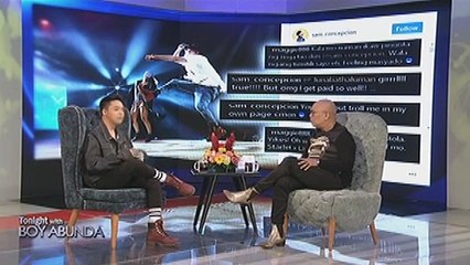 Sam reacts to bashers on social media