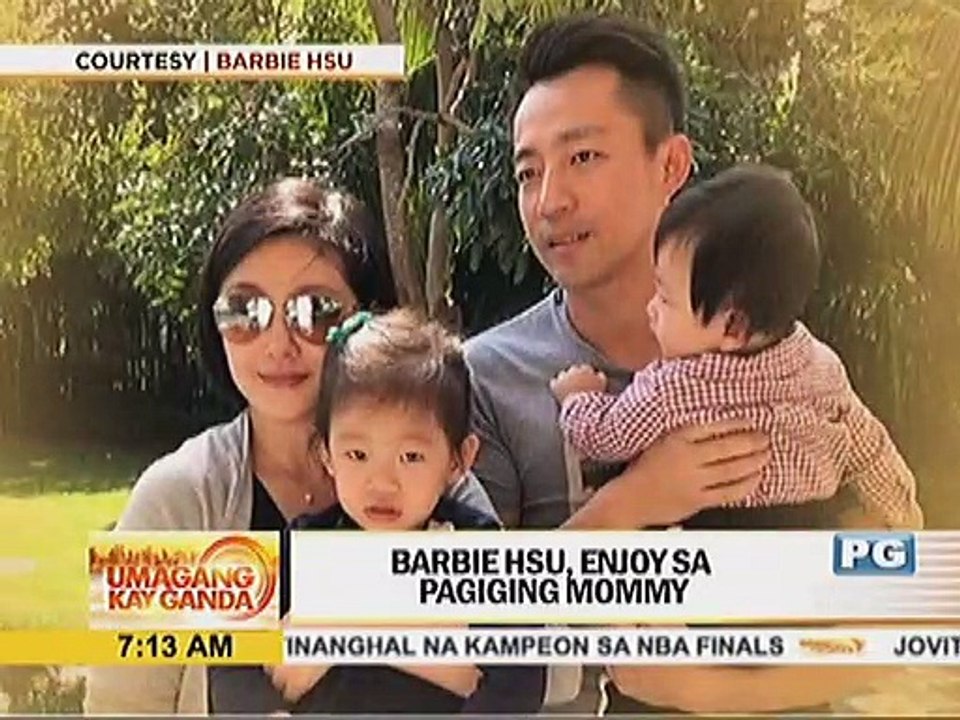 Barbie Hsu, enjoy sa pagiging mommy