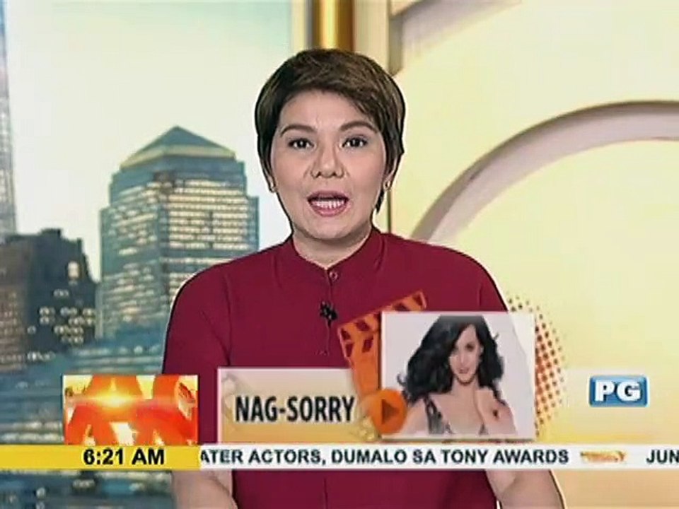 Katy Perry nag-sorry na kay Taylor Swift