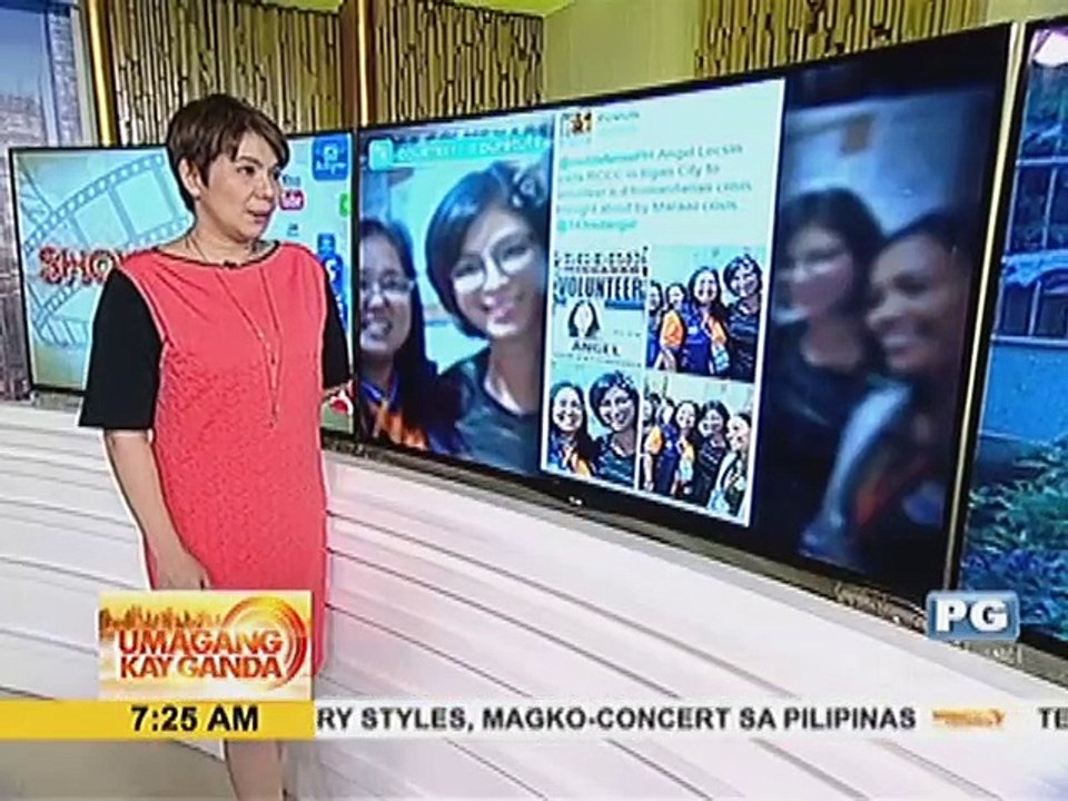 Angel Locsin, bumisita sa mga bakwit mula sa Marawi City