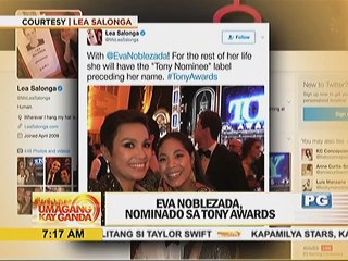Lea Salonga, “Presenter” sa Tony Awards