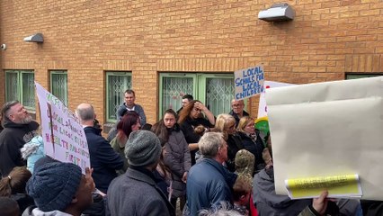 Parents protest in Middleton over Leeds school admissions row