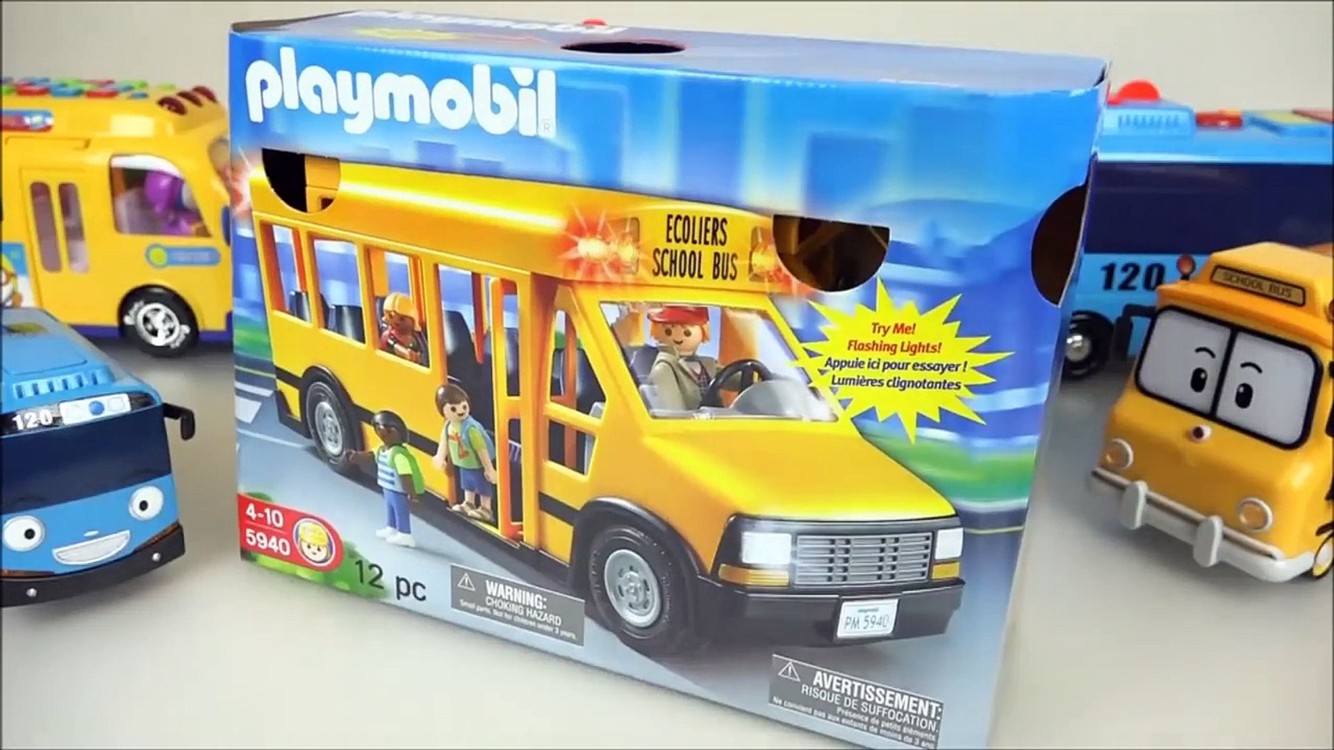 playmobil school bus toy