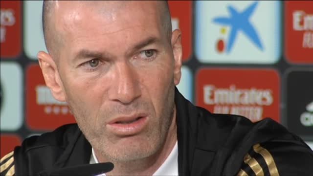 Zidane: Soy entrenador del Real Madrid de momento, pero mañana puede cambiar