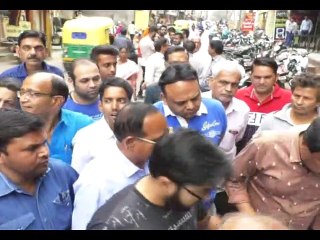इंदौर: मास्टर प्लान की सड़क की सेंट्रल लाइन को लेकर फिर दिखा व्यापारियों का विरोध