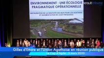 AGDE POLITIQUE - Gilles d'Ettore et l'Union agathoise en réunion publique  partie 5  - L'environnement