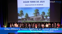 AGDE POLITIQUE - Gilles d'Ettore et l'Union agathoise en réunion publique  partie  8 le sport et le tourisme