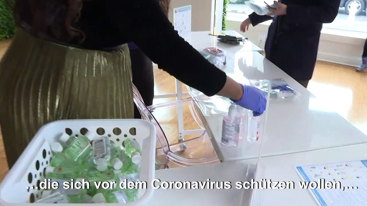 Coronavirus-Pop-up-Store eröffnet in Washington