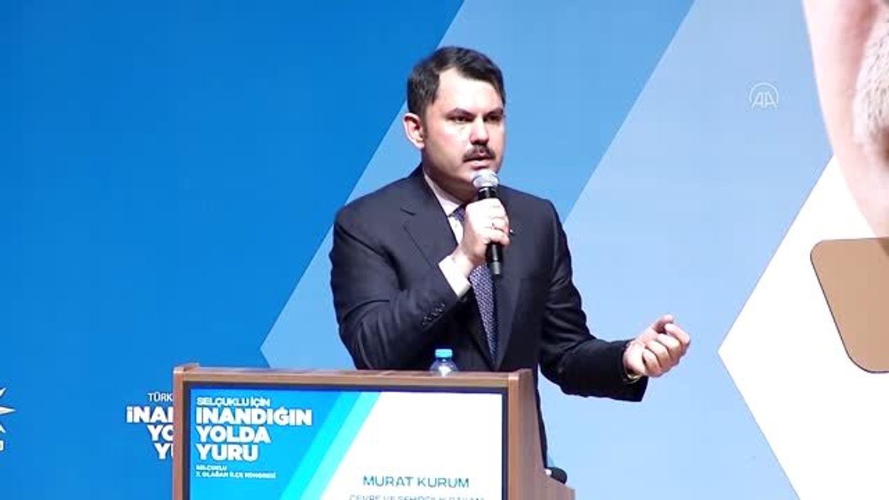 Bakan Kurum: "Konya AK Parti'dir, AK Parti, Konya'dır"