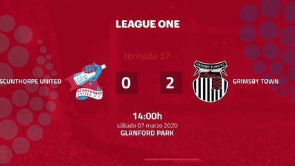 Resumen partido entre Scunthorpe United y Grimsby Town Jornada 37 League Two