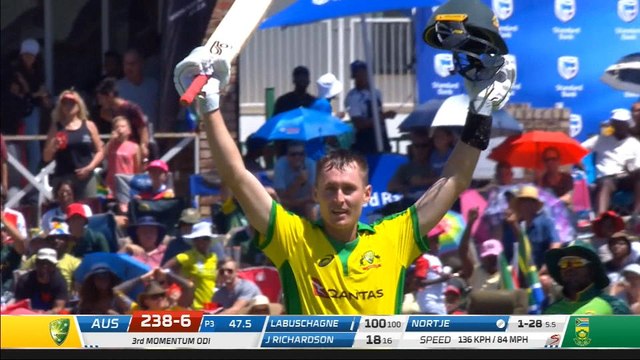 Labuschagne seals maiden ODI century at childhood cricket ground