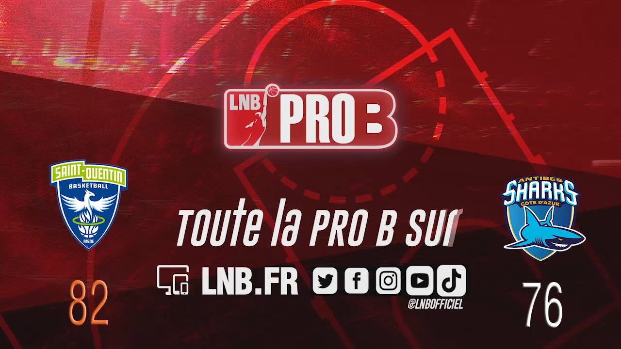 PRO B : Saint-Quentin vs Antibes (J22)
