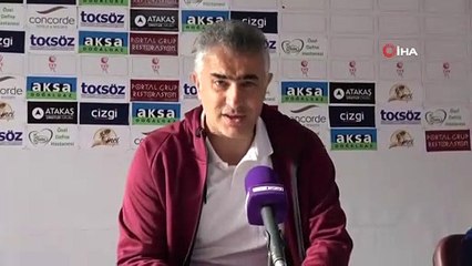 Hatayspor - BB Erzurumspor maçının ardından Önemli Açıklamalar