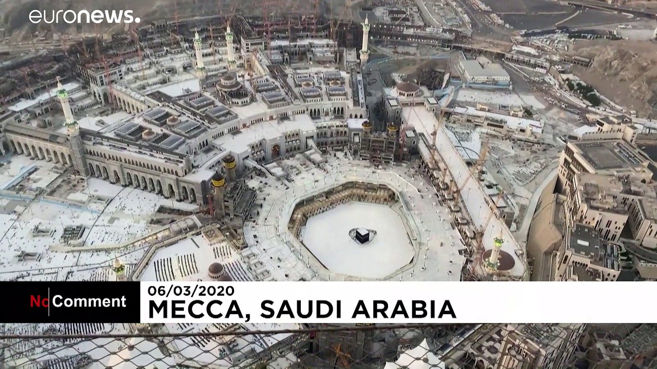 Mekka: Großputz in Moschee