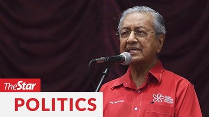 Party elections will decide who leads Bersatu, says Dr M