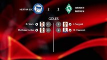 Resumen partido entre Hertha BSC y Werder Bremen Jornada 25 Bundesliga