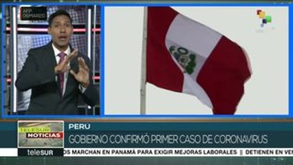 Gobierno de Perú confirma primer caso de COVID-19