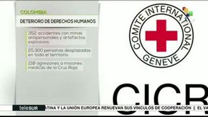 El CICR alerta del incremento de violaciones a los DDHH en Colombia