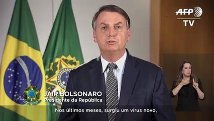 Bolsonaro pede união contra coronavírus