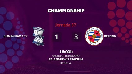 Resumen partido entre Birmingham City y Reading Jornada 37 Championship