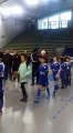 Remise de la coupe du tournoi futsal de La Bastidienne aux U11A de Kabir