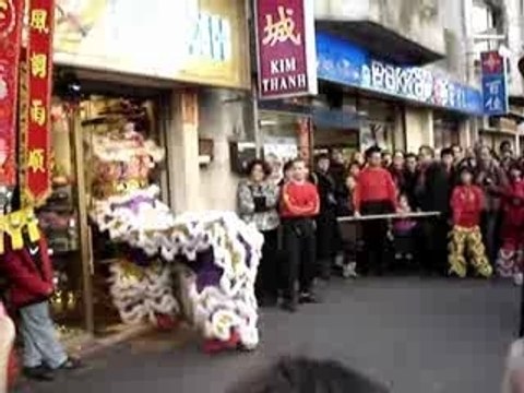 Danse du lion - Nouvel an chinois 2008