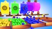 Learn Colors and Shapes for Children with A Lot of 3D Color Balls Wooden Hammer Kids Learning Shapes