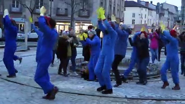 Toul : le flash-mob de l'intersyndicale contre la réforme des retraites