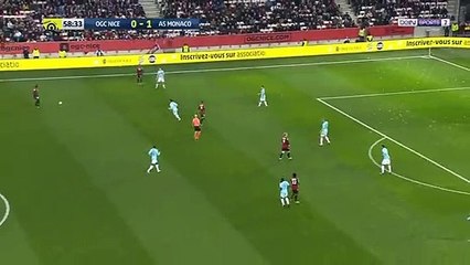 Passe décisive d'Ounas vs Monaco