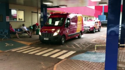 Homem tem grave ferimento nos rosto após capotamento no distrito de Rio do Salto