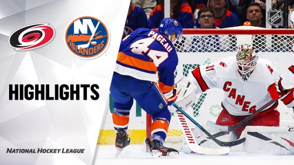 NHL Highlights | Hurricanes @ Islanders 3/07/2020