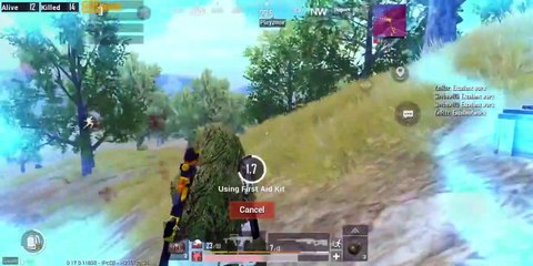 Can energy drink save him from AWM - PUBG MOBILE